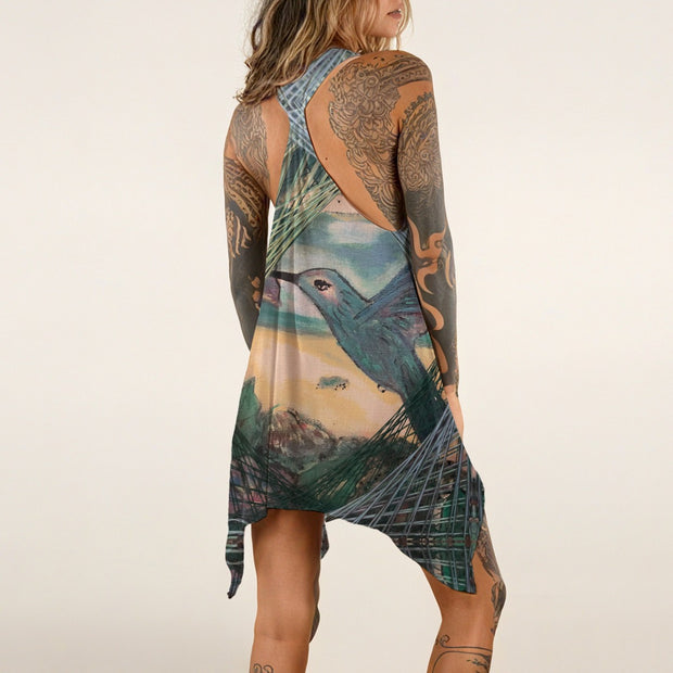 All-over print Women's Sleeveless Tank Dress
