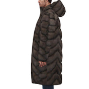 All-Over Print Unisex Long Down Jacket