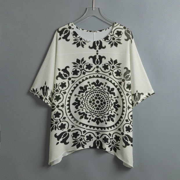 Lucky Mandala Women's Bat Sleeve Shirt