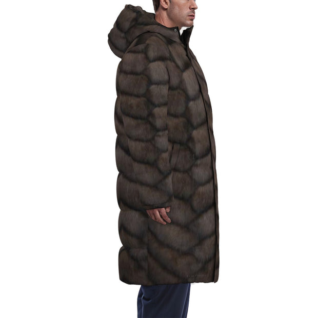 All-Over Print Unisex Long Down Jacket