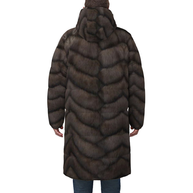 All-Over Print Unisex Long Down Jacket