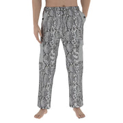 Python Print Men's Pocket Cargo Pants