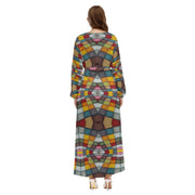 All-Over Print Women's Beach Long Coat
