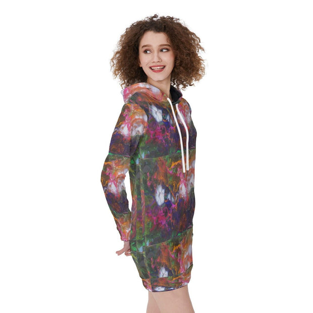 All-Over Print Women's Long Hoodie