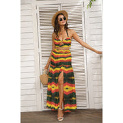 All-Over Print Women's Tie Back Wrap Dress