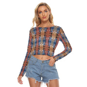Ally Be savage not average Women's Mesh Long Sleeves T-shirt