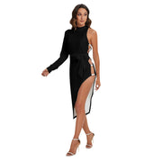 Ally Black Women's Side Cutout Dress