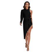 Ally Black Women's Side Cutout Dress