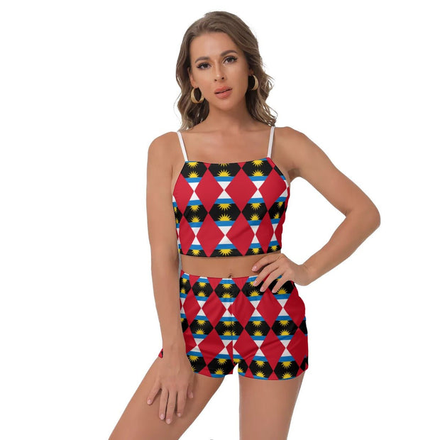 Antigua and Barbuda Women's Camisole Shorts Suit
