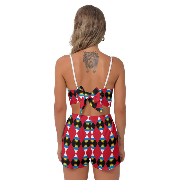 Antigua and Barbuda Women's Camisole Shorts Suit
