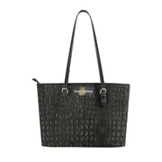 Black Animal Print Women's Tote Bag
