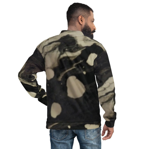 Black/White Unisex Bomber Jacket