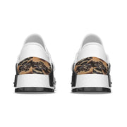 Brown Python Women's Mesh Sneakers