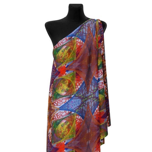 Calming Sacred Art Recycled polyester fabric