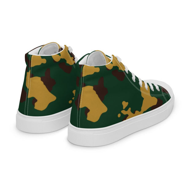 Camouflage Women’s high top canvas shoes