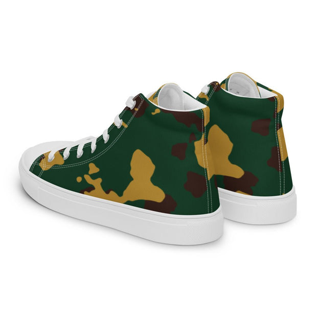 Camouflage Women’s high top canvas shoes