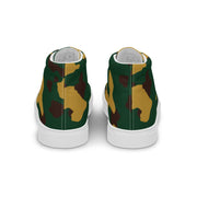 Camouflage Women’s high top canvas shoes