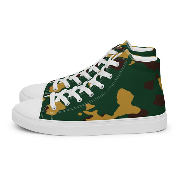 Camouflage Women’s high top canvas shoes