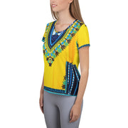 Dashiki All-Over Print Women's Athletic T-shirt
