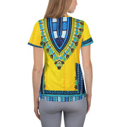 Dashiki All-Over Print Women's Athletic T-shirt