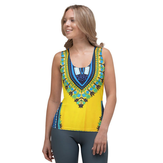 Dashiki Sublimation Cut & Sew Tank Top
