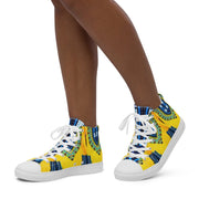Dashiki Women’s high top canvas shoes