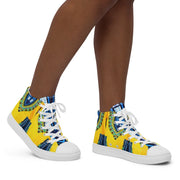 Dashiki Women’s high top canvas shoes