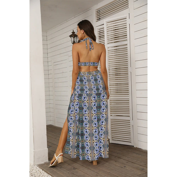 Evil eye Women's Tie Back Wrap Dress - CreLESAtive™