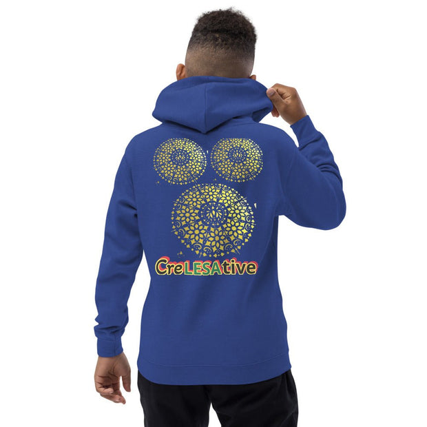 Gold Circle Mandala Kids Hoodie - CreLESAtive™