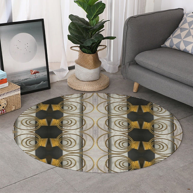 Golden Circles Thicken foldable door mat - CreLESAtive™