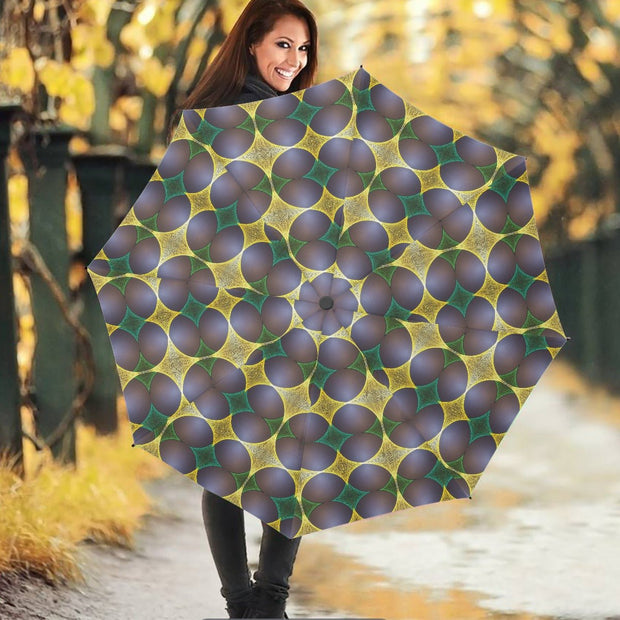 Green, yellow and Black Umbrella - CreLESAtive™