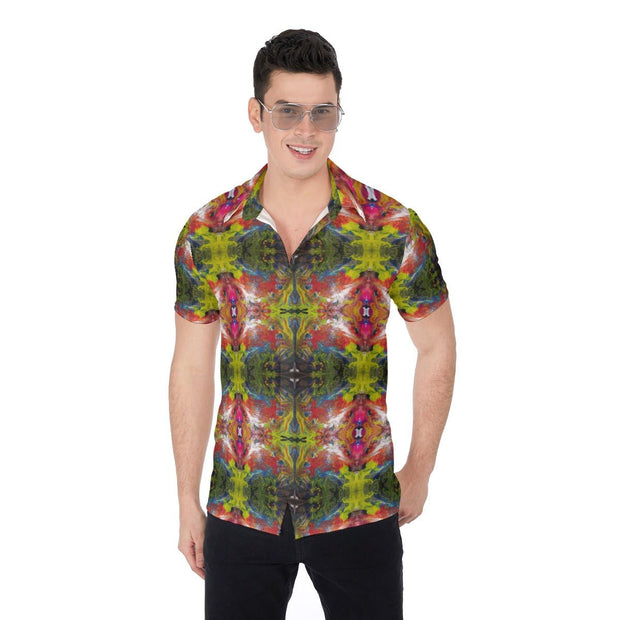 GS / Taheem Print Men's Shirt - CreLESAtive™