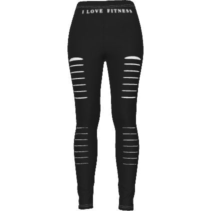 I LOVE FITNESS Women's Ripped Leggings - CreLESAtive™