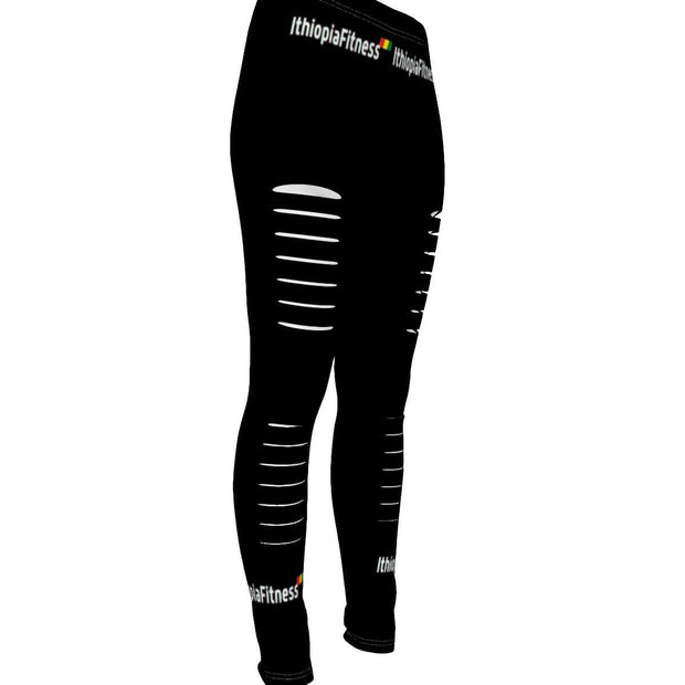 Ithiopia All-Over Print Women's Ripped Leggings - CreLESAtive™
