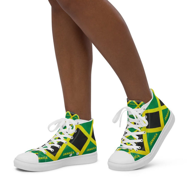 Jamaica Women’s high top canvas shoes - CreLESAtive™