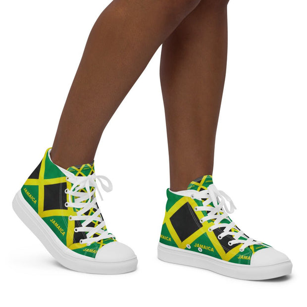 Jamaica Women’s high top canvas shoes - CreLESAtive™
