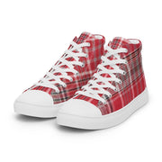 Jamaican Bandana Women’s high top canvas shoes - CreLESAtive™