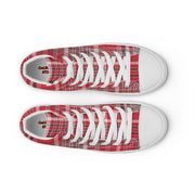 Jamaican Bandana Women’s high top canvas shoes - CreLESAtive™