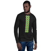 Jamaican Tie Long Sleeve Fitted Crew - CreLESAtive™