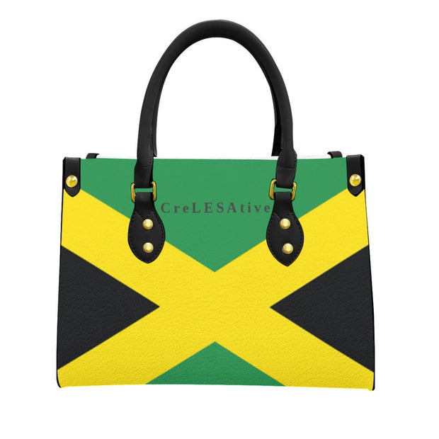 Jamaican Women's Tote Bag With Black Handle - CreLESAtive™