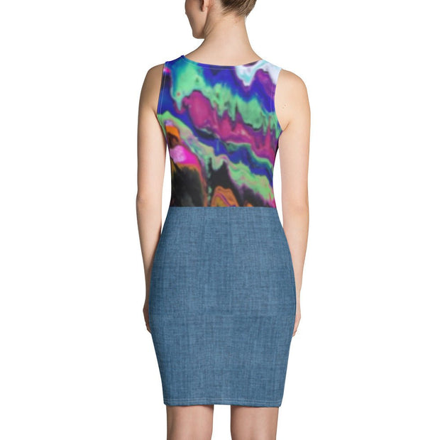 Jeans Sublimation Cut & Sew Dress - CreLESAtive™