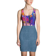 Jeans Sublimation Cut & Sew Dress - CreLESAtive™
