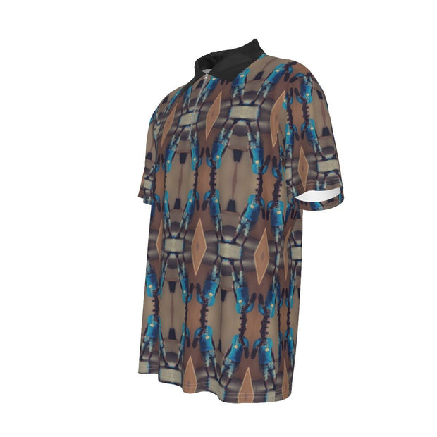 KB Lapel Zip Short Sleeve POLO - CreLESAtive™