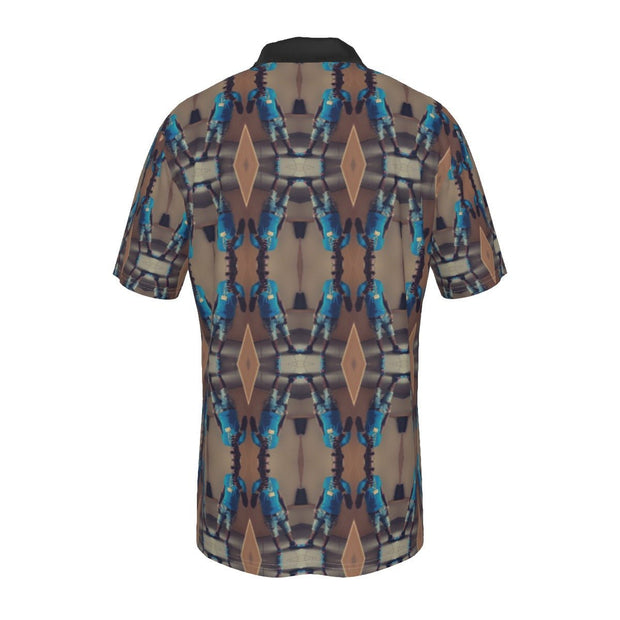 KB Lapel Zip Short Sleeve POLO - CreLESAtive™