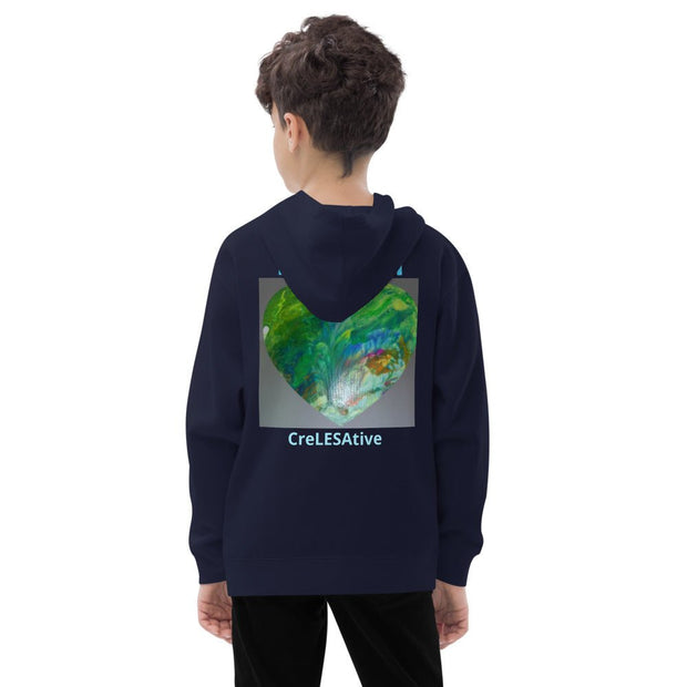 Kids fleece hoodie - CreLESAtive™