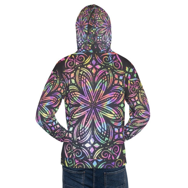 Mandala Flowers all over Unisex Hoodie - CreLESAtive™
