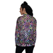 Mandala Flowers Unisex Bomber Jacket - CreLESAtive™