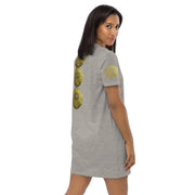 Mandala Gold Circle Organic cotton t-shirt dress - CreLESAtive™