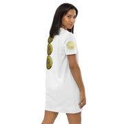 Mandala Gold Circle Organic cotton t-shirt dress - CreLESAtive™