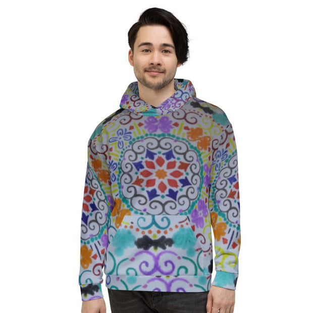 Mandala multi color. Unisex Hoodie - CreLESAtive™